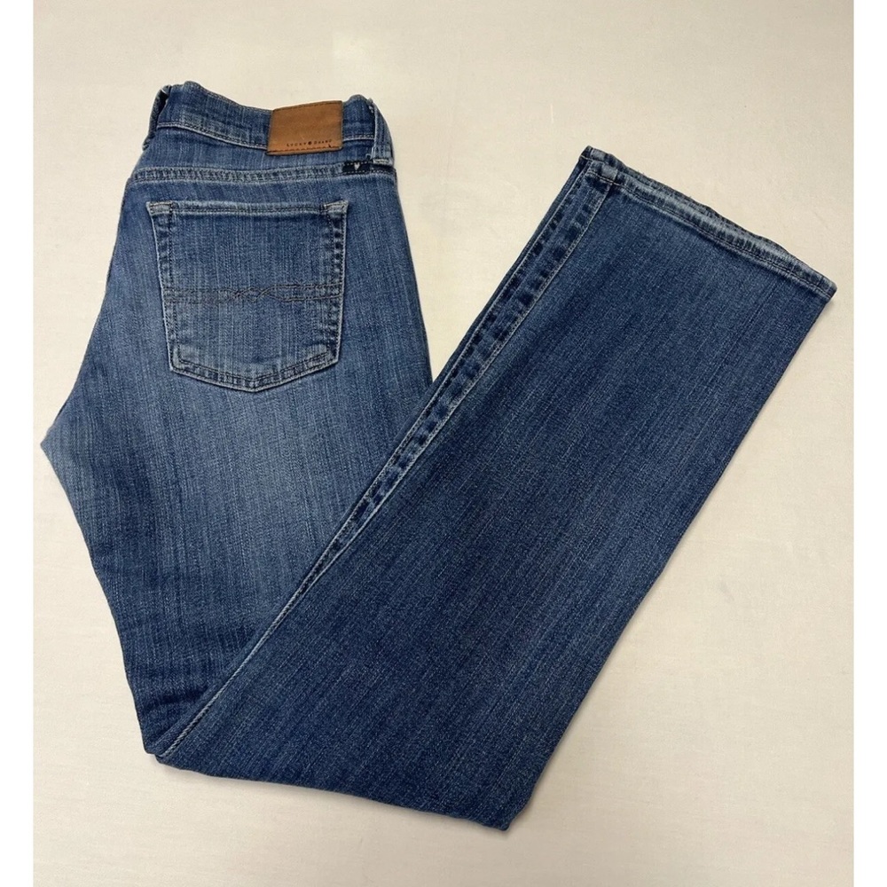 Lucky brand women’s sweet boot jeans Size 2/26 Ankle, Blue Denim